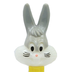 PEZ - Looney Tunes - Bugs Bunny - White Face, Orange Nose - A