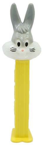 PEZ - Looney Tunes - Bugs Bunny - White Face, Orange Nose - A