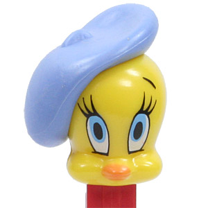 PEZ - Back In Action - Tweety Bird "French Tweety" - Yellow Head