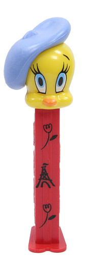 PEZ - Back In Action - Tweety Bird "French Tweety" - Yellow Head