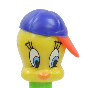 PEZ - Cool Tweety Bird "Charming Tweety" - Blue Cap