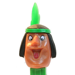 Johann Pühringer PEZ - Merry Music Makers - Indian Whistle - Light Reddish Brown Head