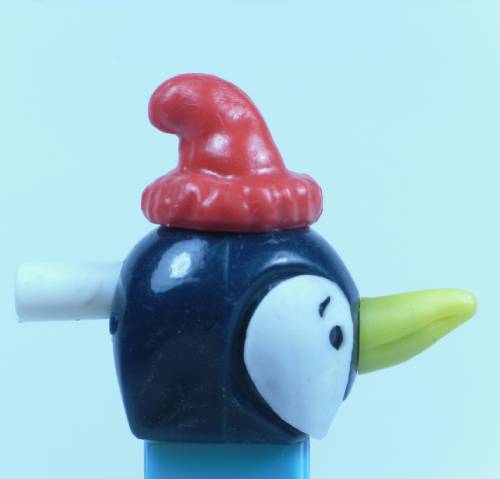 PEZ - Merry Music Makers - Penguin Whistle - Black Head, Long Beak