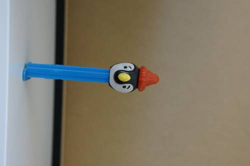 PEZ - Merry Music Makers - Penguin Whistle - Black Head, Long Beak