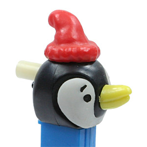 PEZ - Merry Music Makers - Penguin Whistle - Black Head, Short Beak