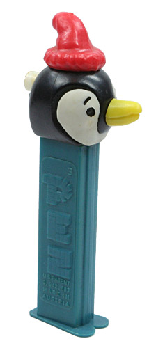 PEZ - Merry Music Makers - Penguin Whistle - Black Head, Short Beak