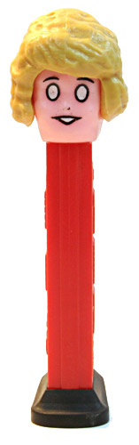 PEZ - Humans - Annie - Tan Head, Light Yellow Hair