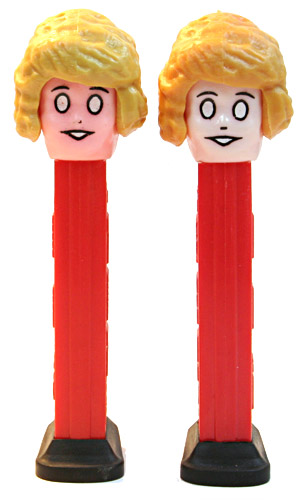 PEZ - Humans - Annie - Tan Head, Light Yellow Hair