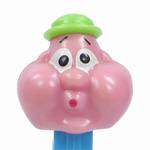 PEZ - Bubbleman Pink Face, Green Hat