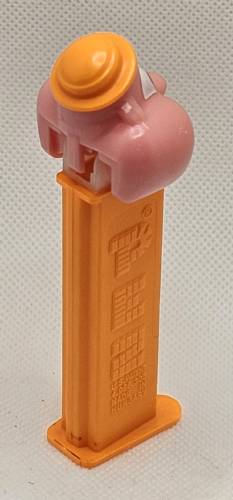 PEZ - PEZ Miscellaneous - Bubbleman - Pink Face, Neon Orange Hat