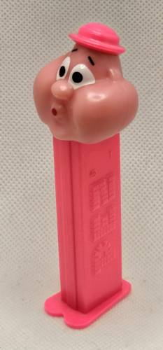 PEZ - PEZ Miscellaneous - Bubbleman - Pink Face, Neon Pink Hat