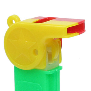 PEZ - Coach Whistle - Coach Whistle - Yellow/Red - A