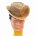 PEZ - Cowboy Peach Face, Brown Hat