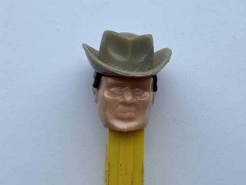 PEZ - Humans - Cowboy - Peach Face, Brown Hat