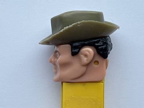 PEZ - Humans - Cowboy - Peach Face, Brown Hat