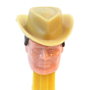 PEZ - Humans - Cowboy - Peach Face, Green Hat