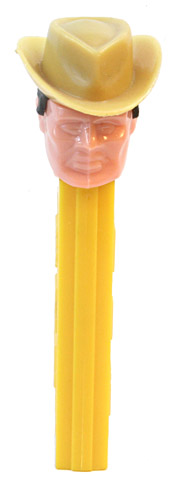 PEZ - Humans - Cowboy - Peach Face, Green Hat