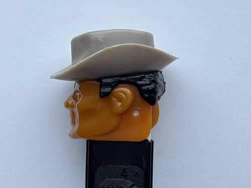 PEZ - Humans - Cowboy - Tan Face, Tan Hat
