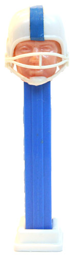 PEZ - Humans - Football Player - White Helmet, Blue Stripe