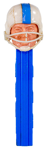 PEZ - Humans - Football Player - White Helmet, Blue Stripe