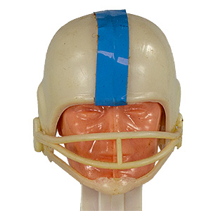 PEZ - Humans - Football Player - White Helmet, Blue Stripe