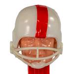 PEZ - Football Player White Helmet, Red Stripe