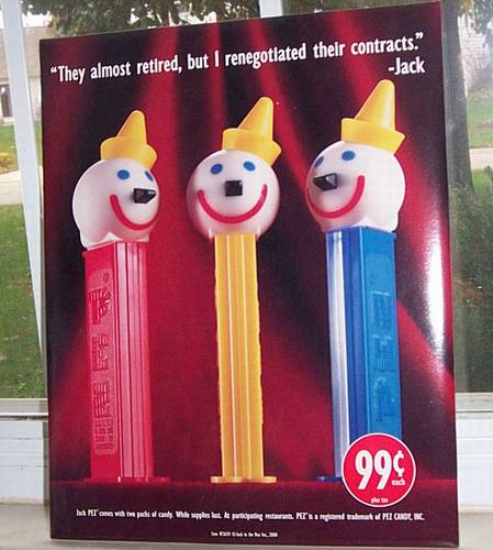 PEZ - PEZ Miscellaneous - Jack-in-the-Box - Yellow Hat, Black Nose