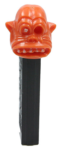 PEZ - PEZ Miscellaneous - One-Eyed Monster - Orange Head, White Eye