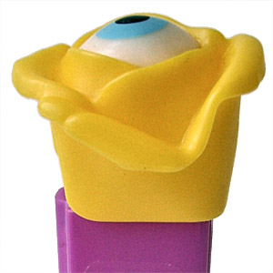PEZ - PEZ Miscellaneous - Psychedelic Flower - Yellow Flower, Blue Eye - B