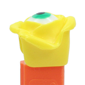 PEZ - PEZ Miscellaneous - Psychedelic Flower - Yellow Flower, Green Eye - B