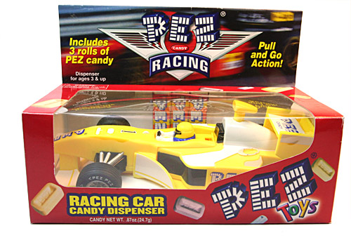 PEZ - PEZ Miscellaneous - Racing Car - Yellow