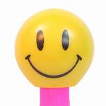 PEZ - Walmart Smiley   on Neon Pink