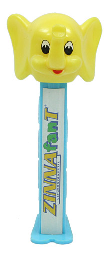 PEZ - Advertising Dispenser - Elephant Zinnafant