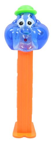 PEZ - Crystal Collection - Bubbleman - Blue Crystal Head