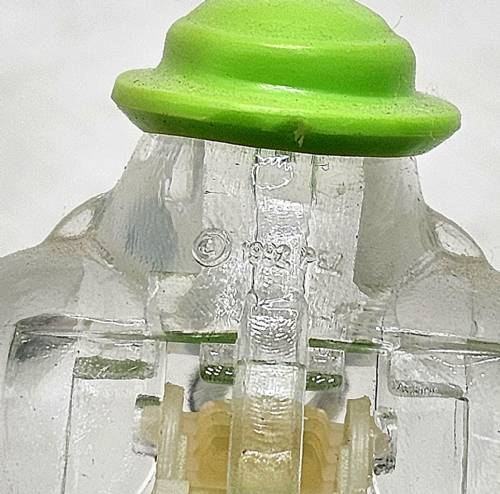 PEZ - Crystal Collection - Bubbleman - Clear Crystal Head