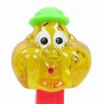 PEZ - Bubbleman  Yellow Crystal Head