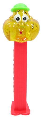 PEZ - Crystal Collection - Bubbleman - Yellow Crystal Head