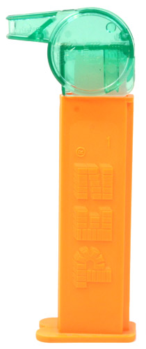 PEZ - Crystal Collection - Coach Whistle - Green Crystal - B