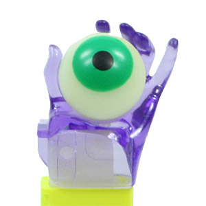 PEZ - Crystal Collection - Psychedelic Eye - Purple Crystal Hand - B