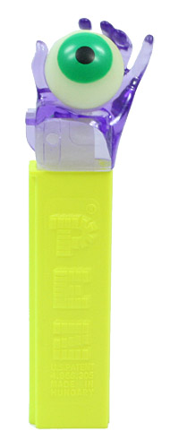 PEZ - Crystal Collection - Psychedelic Eye - Purple Crystal Hand - B