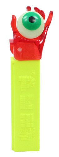 PEZ - Crystal Collection - Psychedelic Eye - Red Crystal Hand - B