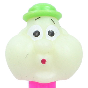 PEZ - Glow-in-the-Dark - Bubbleman - Glowing Head