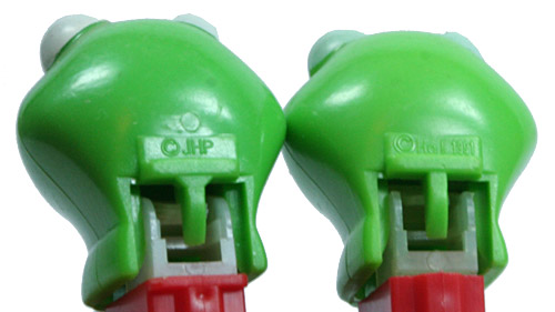 PEZ - Muppets - Kermit - HA! 1991 Copyright - A