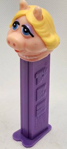 PEZ - Muppets - Miss Piggy - w/o Eyelashes - HA! 1991 Copyright - A