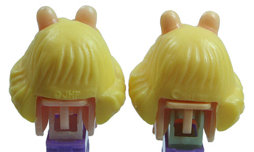 PEZ - Muppets - Miss Piggy - w/o Eyelashes - HA! 1991 Copyright - A