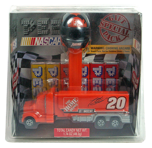 PEZ - Nascar - Gift Packs - Tony Stewart / Home Depot Hauler