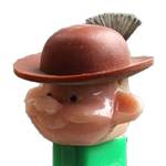 PEZ - Alpine Man  Brown Hat