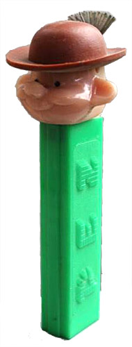 MoMoPEZ - Olympics - Alpine Man - Brown Hat - PEZ