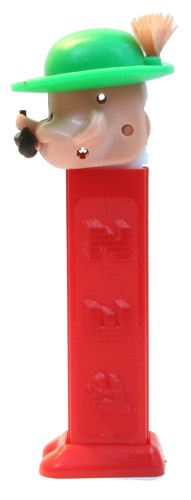 PEZ - Olympics - Alpine Man - Green Hat