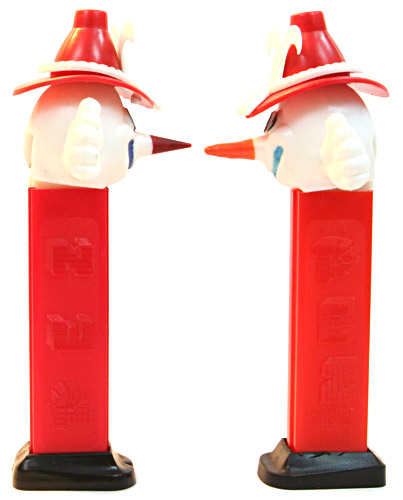 PEZ - Olympics - Olympic Snowman - Long Carrot Nose